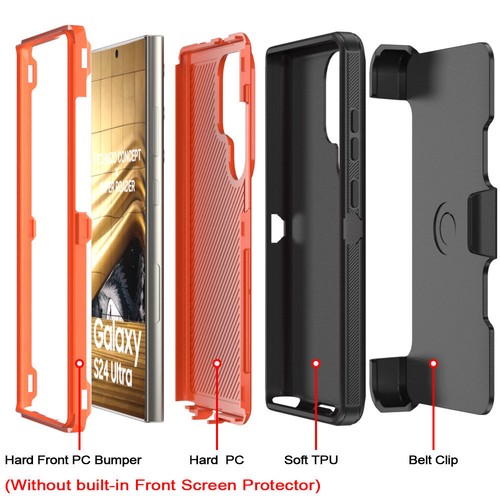 For Samsung Galaxy S24/S24 Plus/S24 Ultra Case Shockproof Rugged Phone Cover - Picture 3 of 18