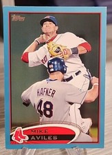 Mike Aviles 2012 Topps Blue Border #441 Boston Red Sox