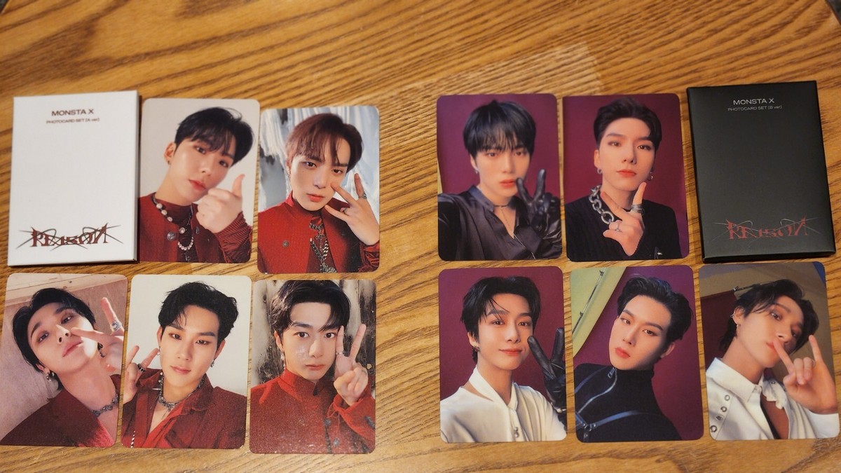 monsta x WE ARE HERE フォトカードセット AB MONSTA X The 2nd Mini Album Take.2 We are Here Broadcast