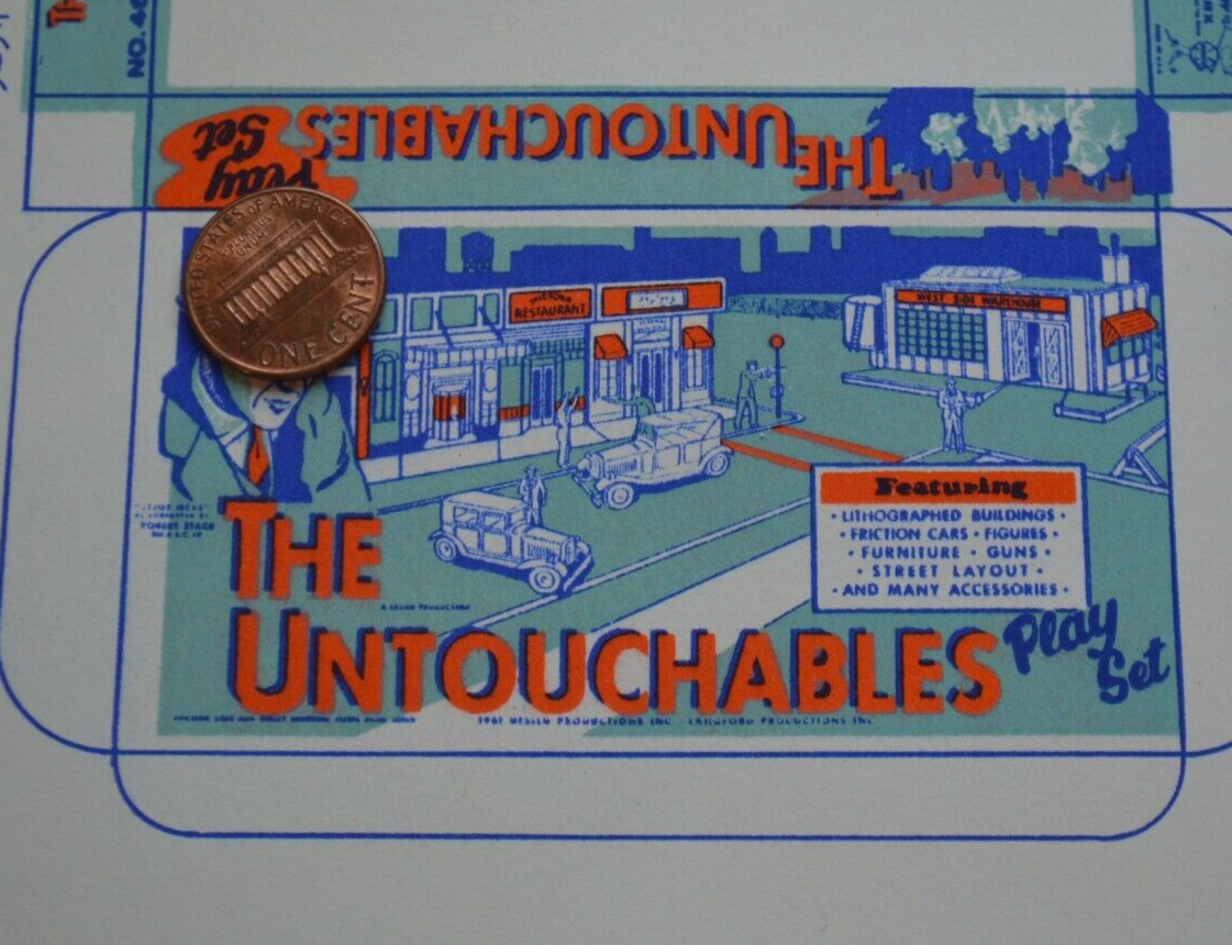 Rare Marx Untouchables Playset 4676 Offset Print eBay