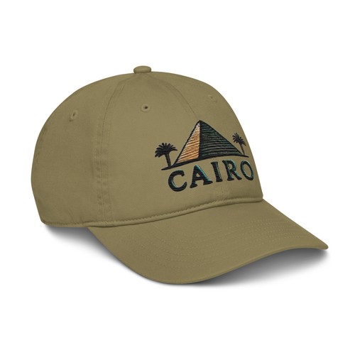 Cairo Organic Cotton Embroidered Dad Hat - Sustainable and Stylish - Picture 12 of 13