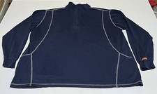 Wrangler FR Shirt Mens 4X Blue HRC2 FR 1/4 Zip Pullover Work Wear Long Sleeve