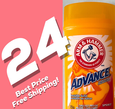 24 ARM HAMMER Advance Active Deodorant Invisible Dri Dove Sport Rx Clinical Lot