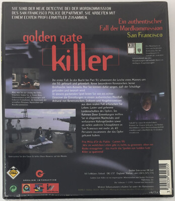 Jeu Golden Gate Killer Sur PC Big Box / Boite Carton • EUR 16,95