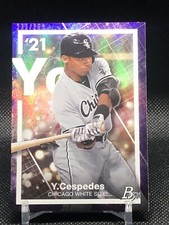 2021 Bowman Platinum Precious Elements Purple /250 Yoelqui Cespedes #PE-4