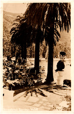 Arrowhead Springs Hotel Pool San Bernardino California 1940s RPPC Postcard Photo