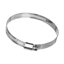 304 Stainless Steel Worm Gear Hose Clamp 120–140mm (4-23/32"–5-33/64")