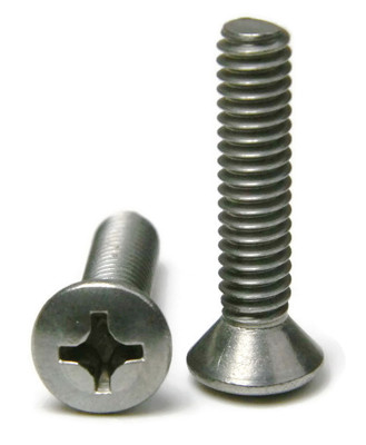 Sheet Metal Screw, #6 x 1-1/4 in, Zinc Plated Steel Flat Head Phillips Drive, 1250 PK 6D125PFHDSZ/2-1250