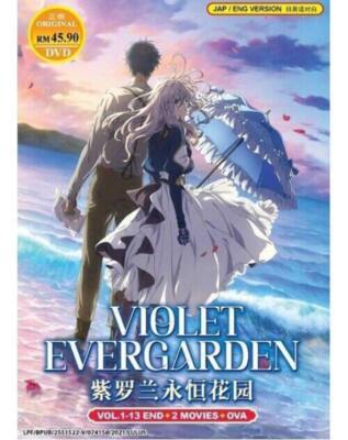 Violet Evergarden Vol.1-13End + 2Movies + OVA ENG DUB DVD SHIP