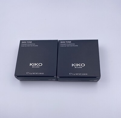 Kiko Milano Skin Tone Pulver Foundation Compact* 2er-Pack