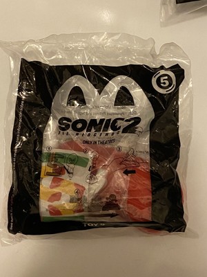 2022 McDonald's Happy Meal Toys Sonic 2  New, Sealed package Toy #5 Knuckles