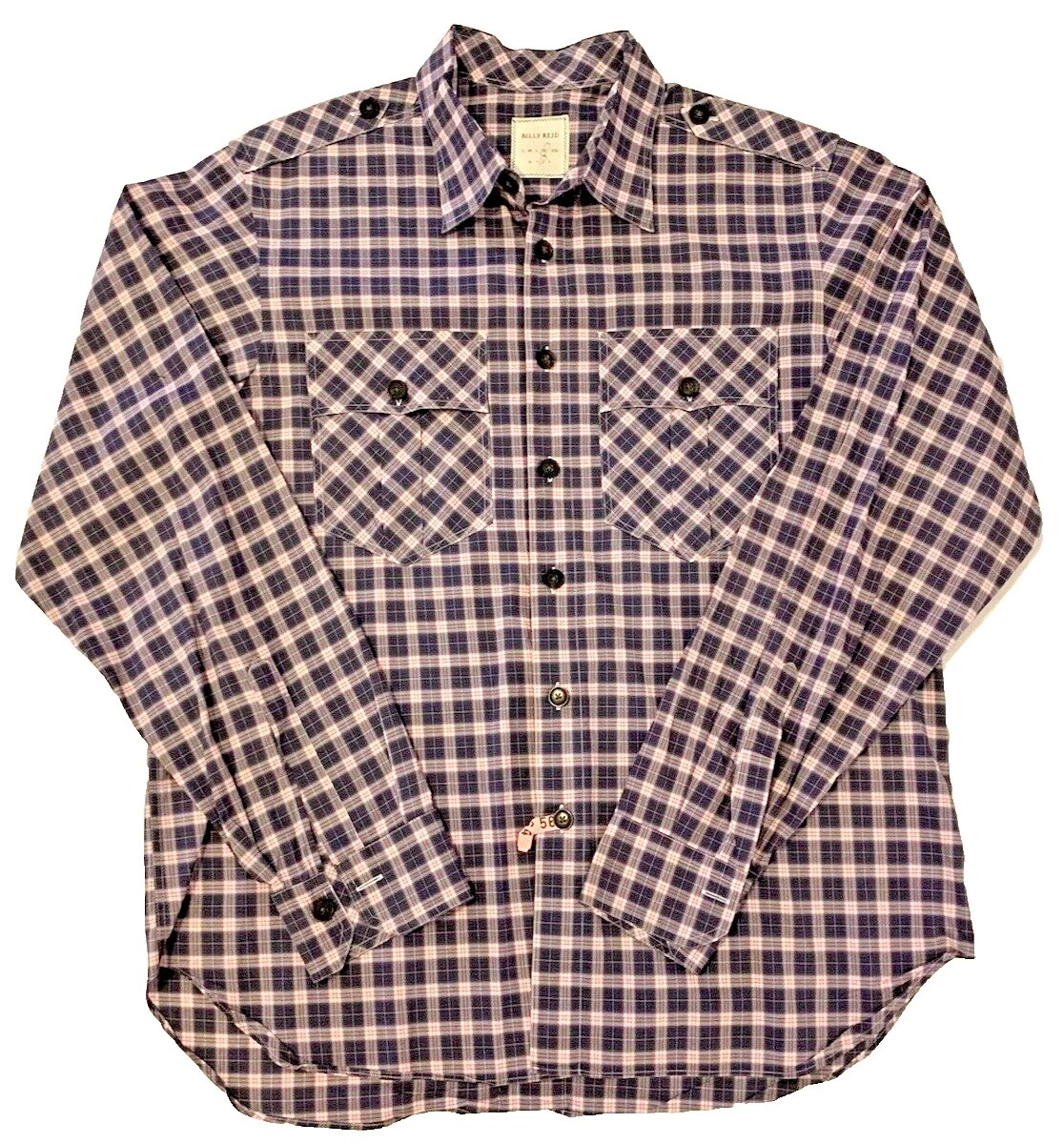 Billy Reid 100% Cotton Dress Shirts for Men