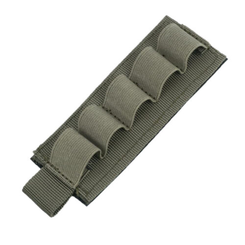 Tactical 5 Rounds Shotgun Shell Holder Buttstock Card with Adhesive Back Sticker - Picture 12 of 18