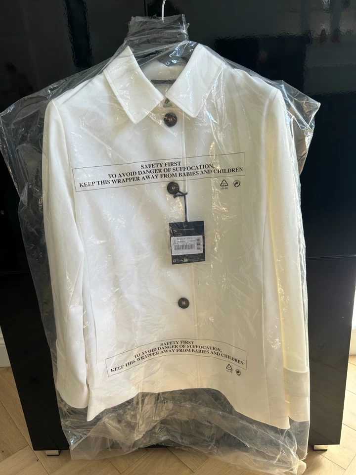 Cinzia Rocca Icons Technical Fabric Jacket with Shirt Collar - Size 14 - BNWT - Image 2 of 4