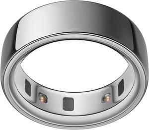 Oura Ring 4 Smart Ring Size 8 Silver Titanium | JZ90-54217-08 | Excellent