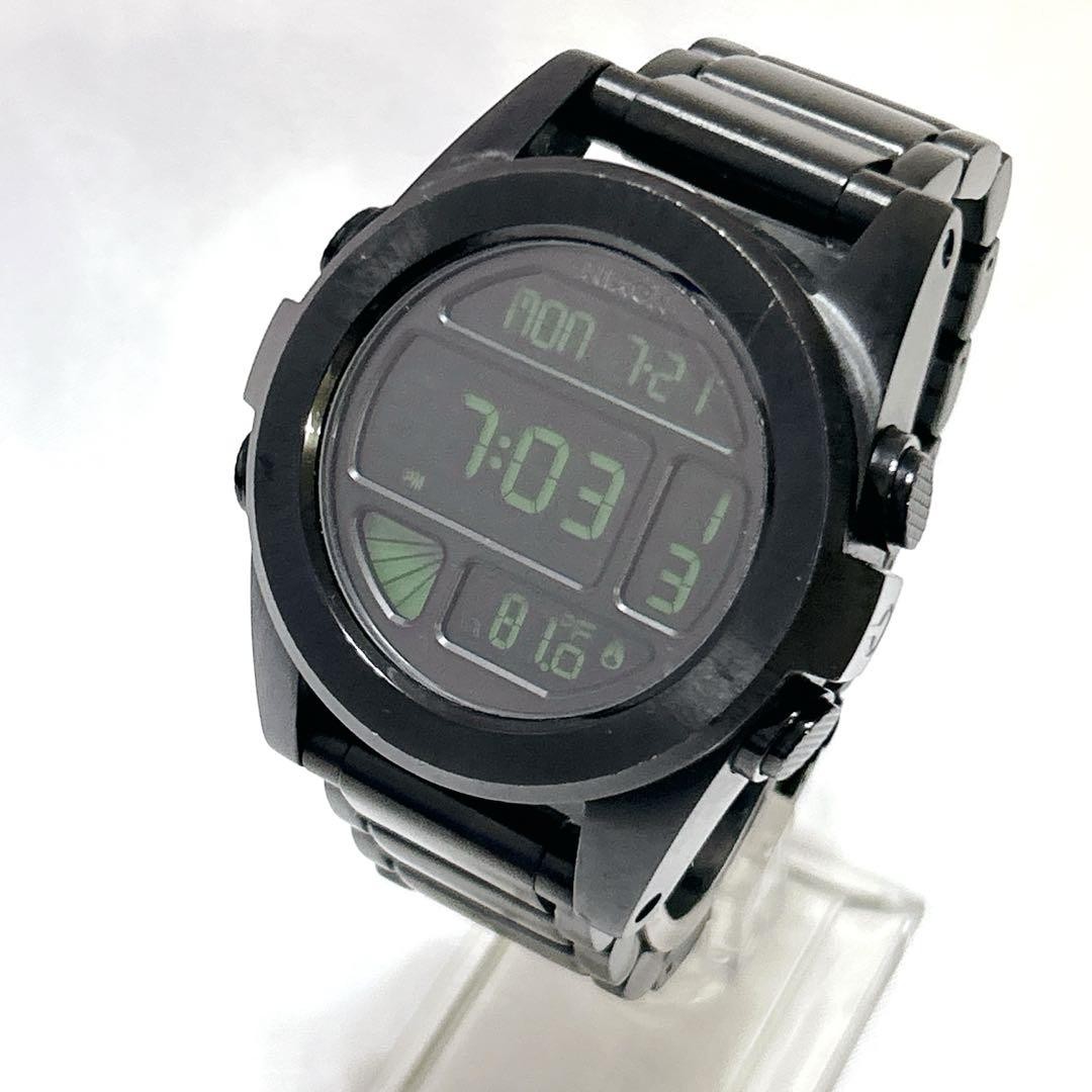Nixon The Unit SS Digital Watch - Stainless Steel Sport Timepiece  