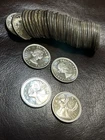 1963 Canadian 80% Silver Quarter roll of 40 (6 Troy Oz.) UNC - Nice!