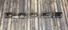 1958 59 60 Dodge Truck Side Emblem Mopar Chrome Script Oem 1780007 Vintage Nice