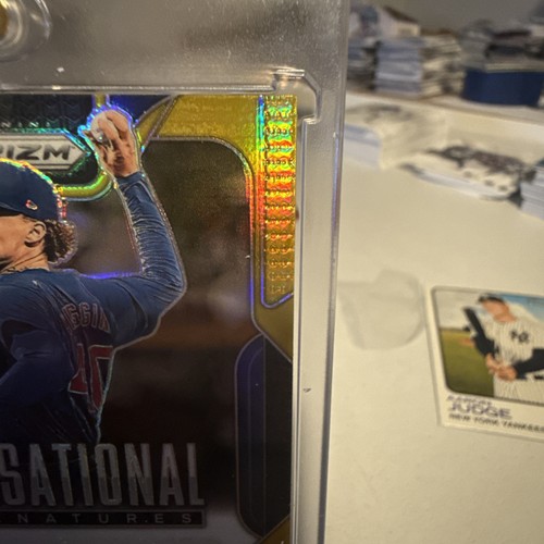 2025 Panini Prizm Jaxon Wiggins Sensational Signatures Gold Prizm 01/10 - Bild 5 von 10