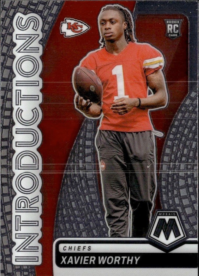 2024 Panini Mosaic - Introductions Xavier Worthy #10 (RC) BUY 3 GET 1 FREE