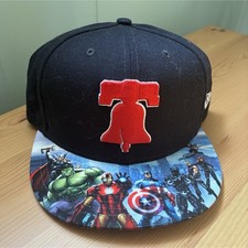 New Era Philadelphia Phillies Marvel Avengers 9FIFTY MLB Snapback Hat Black