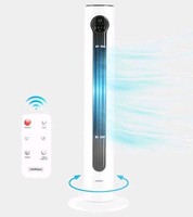VonHaus 40 Tower Fan, 3Modes, 8Speed, 45° Osc, RemCntrl, LED Touchscreen+. New