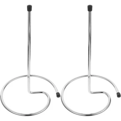 2 Pcs Abtropständer Karaffen Wein Dekanter Flaschentrockner Weinkaraffe - Bild 1 von 4