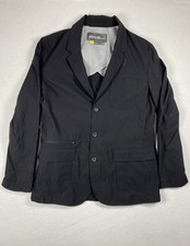 Eddie Bauer Travex Ultimate Voyager Travel Blazer Mens 42 Black