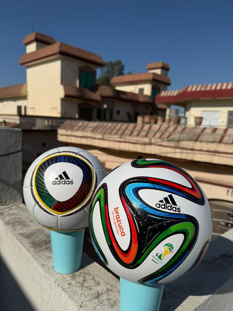 サッカーボール レプリカ Brazuca Jabulani セット Adidas Brazuca 14 & Jabulani 10 FIFA World Cup Match Soccer Ball