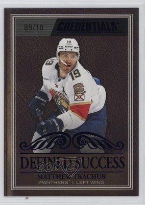 2025-26 Upper Deck Credentials Defined Success Purple /10 Matthew Tkachuk a2k