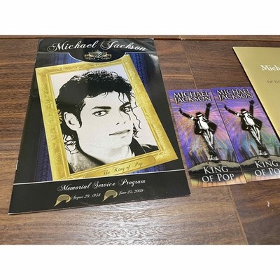 MICHAEL JACKSON THIS IS IT Live Consecutive pair tickets pamphlet