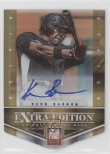 2012 Elite Extra Edition Status Gold Die-Cut Signatures 1/5 Keon Barnum Auto nd3