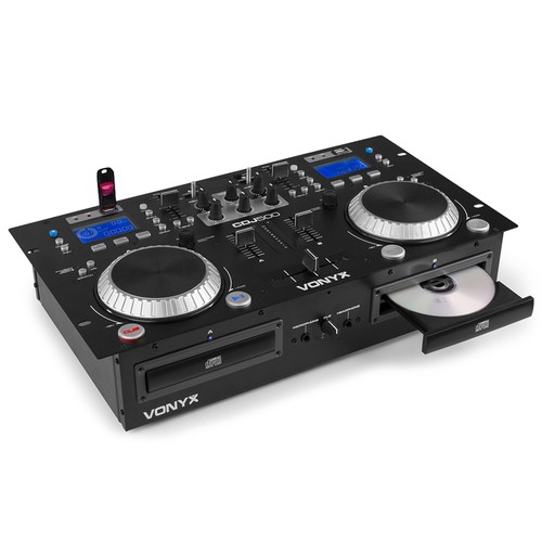Vonyx CDJ500 DJ CD Mixer Combo