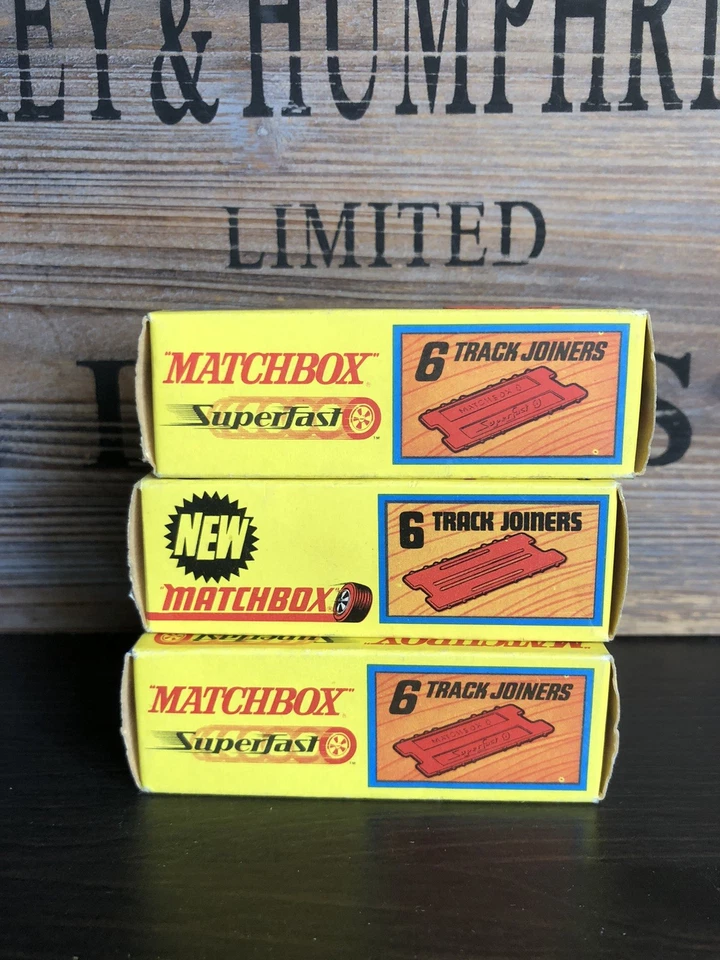 Matchbox Superfast Rennbahn 3xSF/TA-006 Track Joiners VNM OVP von 1970 - Bild 4 von 4