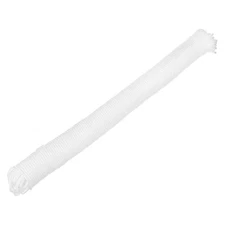 1 Pcs White Nylon Rope 1/4"x328ft Solid Braided Cord Polypropylene Rope
