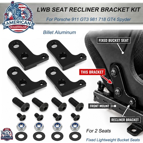Porsche 911 GT3 Front Seat brackets 4 pcs Photo - $78