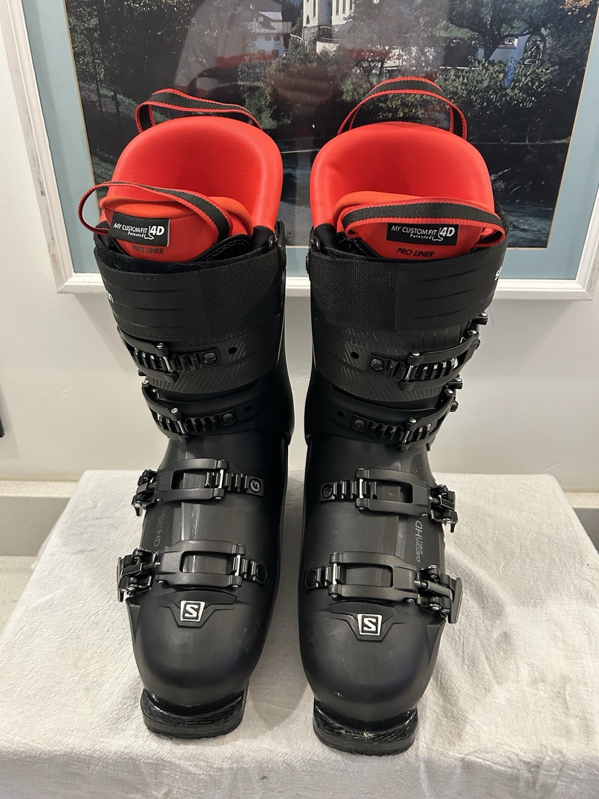 Scarponi da sci uomo Salomon S Pro 120 misura 26 5 nero rosso