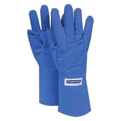 NATIONAL SAFETY APPAREL G99CRBERLGMA Cryogenic Gloves,Forearm (15''),L,PR 2AEY7
