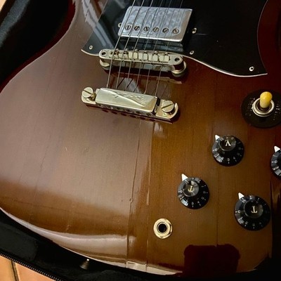 Fresher FG301 Japan 70s Double-Cut Style Electric Guitar Brown