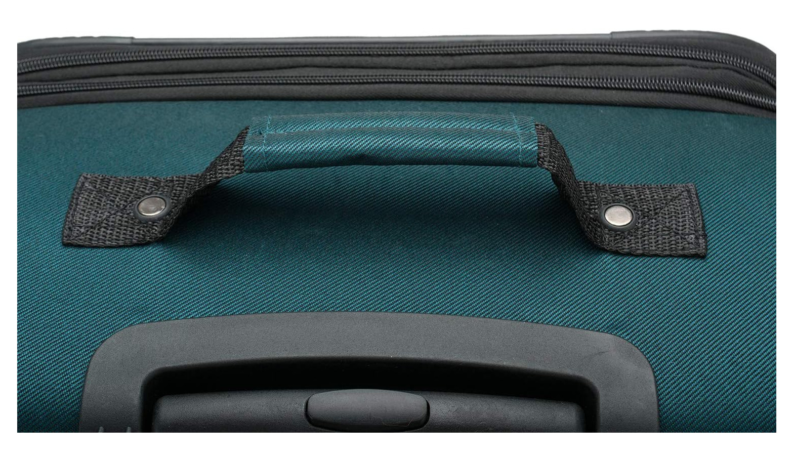 U.S. TRAVELER AVIRON BAY EXPANDABLE SOFTSIDE LUGGAGE TEAL CARRY-ON 23" TEAL