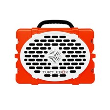 Turtlebox Gen 3 Outdoor Bluetooth Speaker, Orange/White, 120 dB Sound TBG3-OW