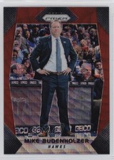 2017-18 Panini Prizm Ruby Wave Prizm Mike Budenholzer #110 k1k