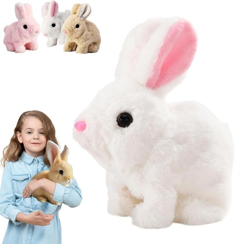 Bunby - My Realistic Bunny Toy,Interactive Bunny Realistic Bunny - Jumping,Tw...