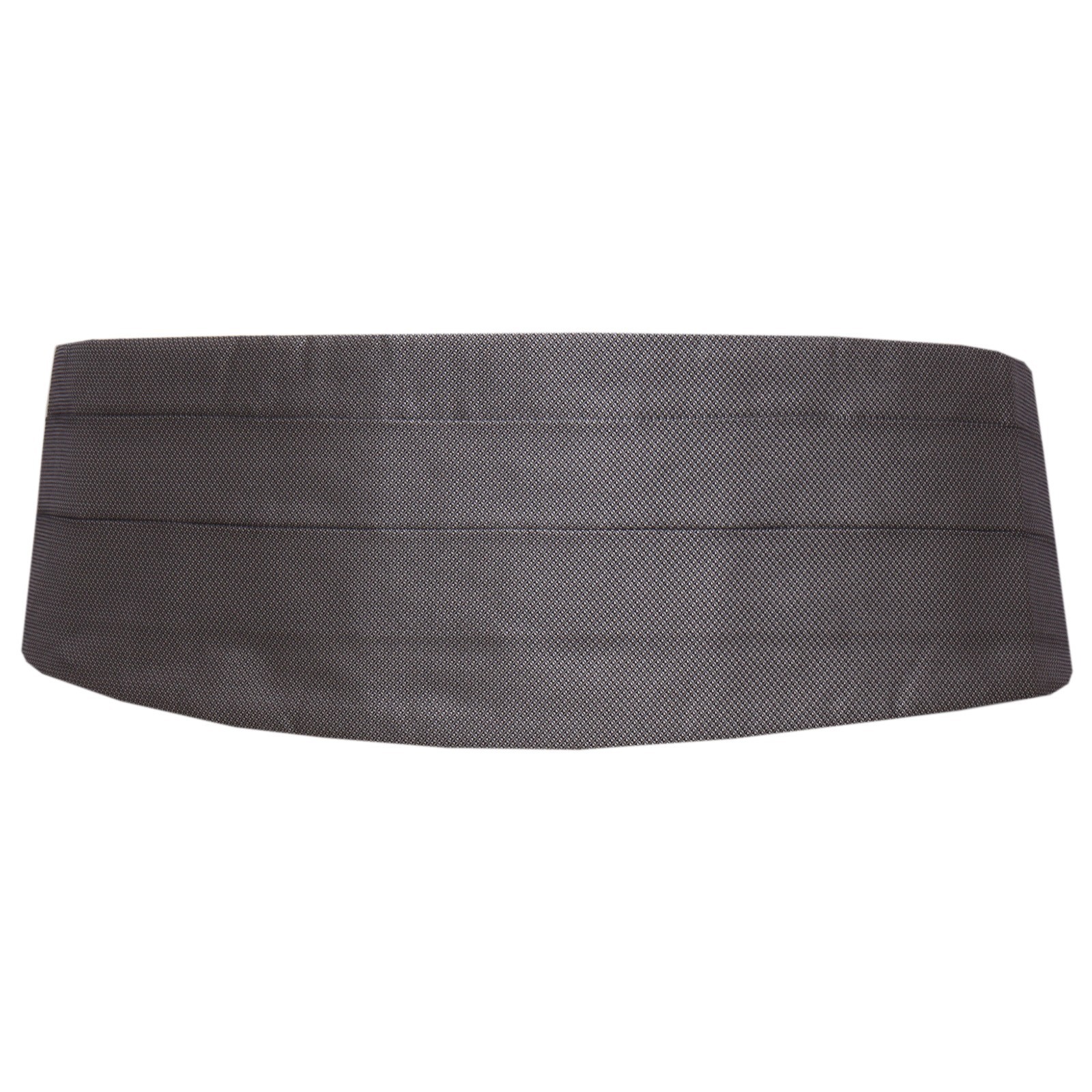 5989Y fascia da smokingpapillon uomo MESSORI blackgrey silk cummerbund man 13490₽