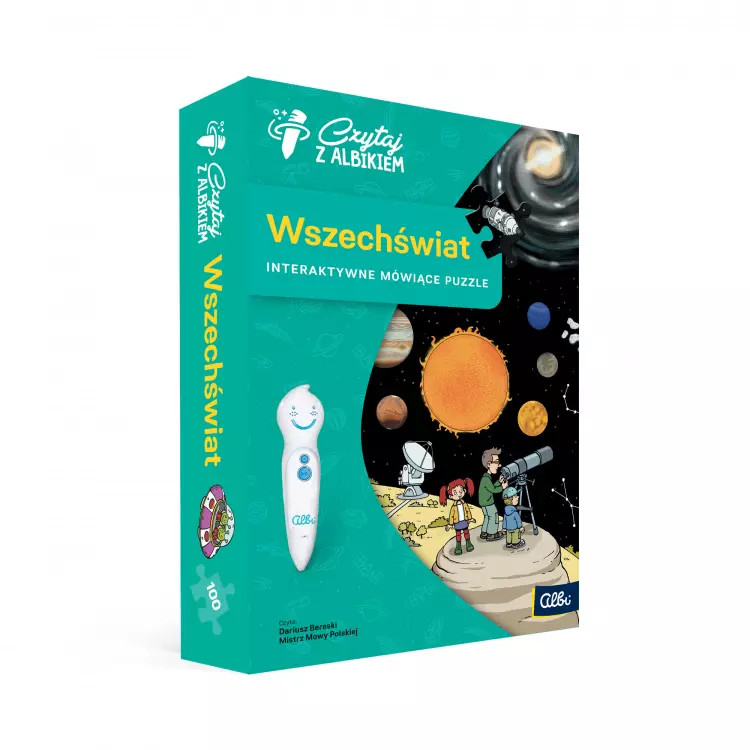 8590228036704 Czytaj z Albikiem Puzzle 100 elementw Wszechwiat Interaktywne 7690₽