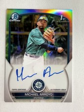 Michael Arroyo Bowman Chrome 2023 Refractor /499 Auto