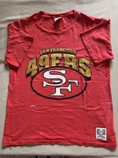 Vintage Mens 1994 Nutmeg San Francisco 49ers T-Shirt Sz L Made In USA