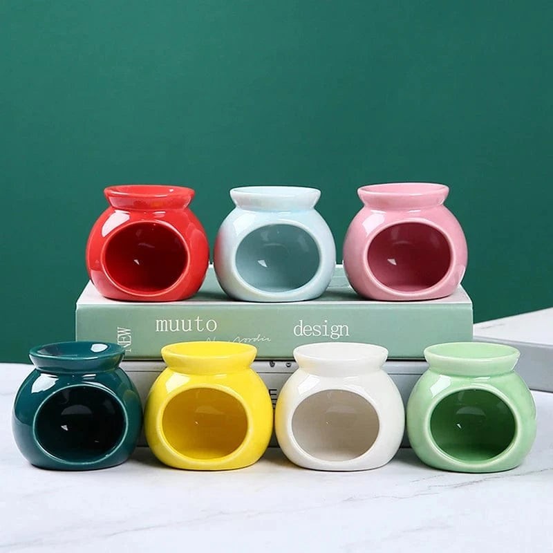 Four à huile essentielle en porcelaine pour salon et spa 11cm