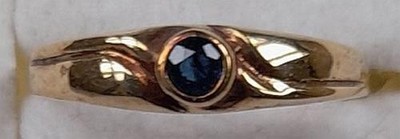 Ring Gold 585/- Safir