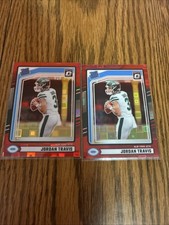 Jordan Travis 2024 Optic Rated Rookie Preview Pandora Prizm SSP Lot Of 2 #349